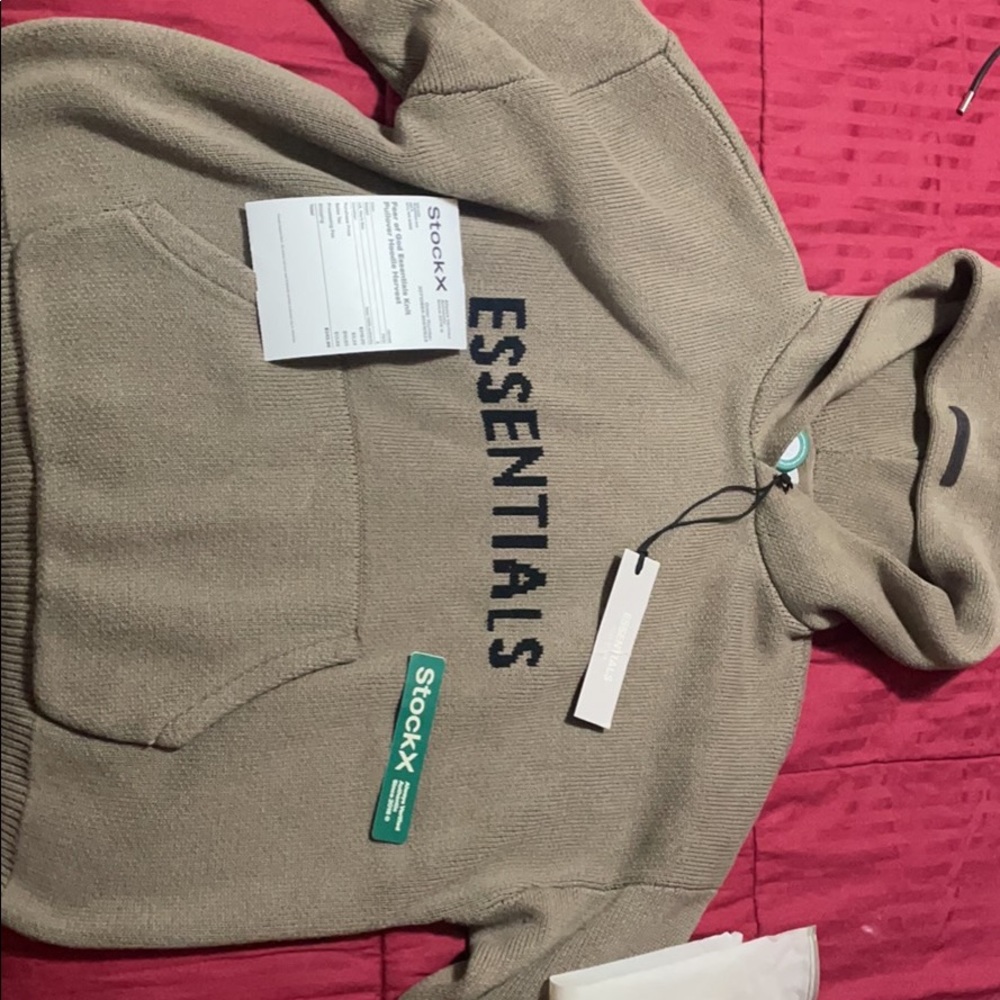 Essentials  Fear of God Essentials Knit Pullover 'Harvest'